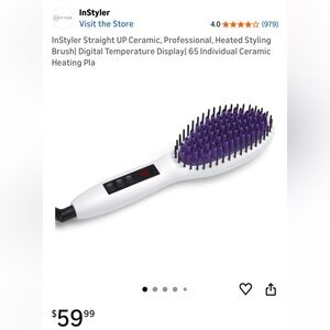 InStyler Ceramic Straightening Hair Brush